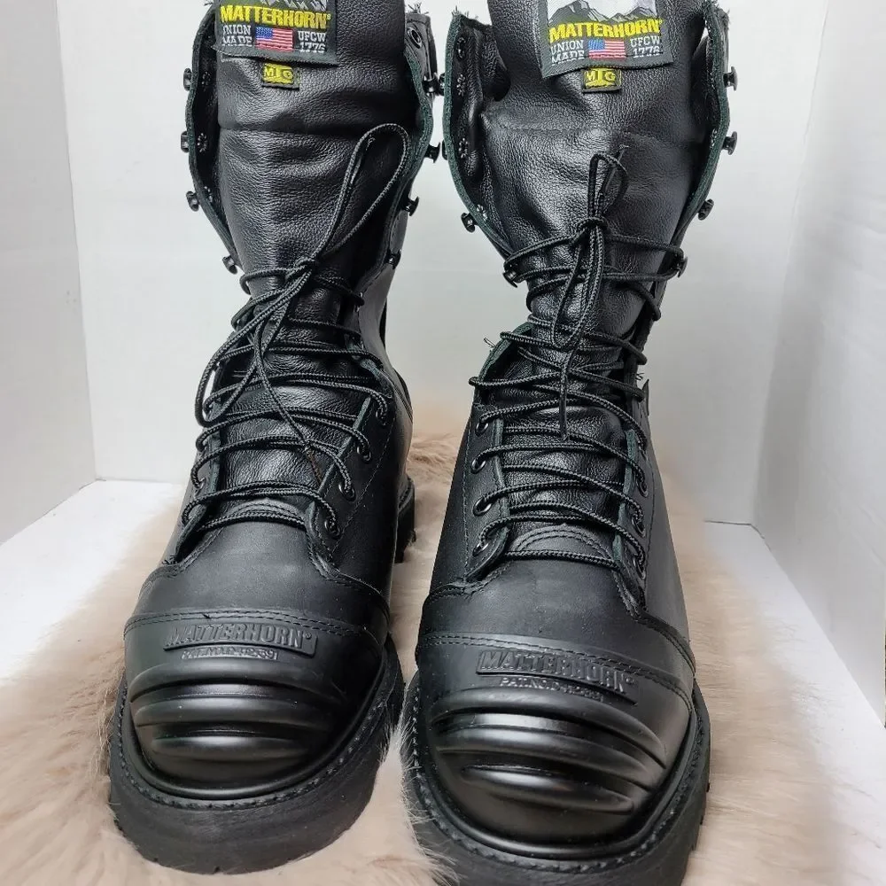 Matterhorn Men's Banksman Steel Toe WP Metguard 12255 Work Boots Shoes Size 8XW